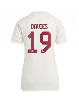 Billige Bayern Munich Alphonso Davies #19 Tredjedrakt Dame 2023-24 Kortermet
